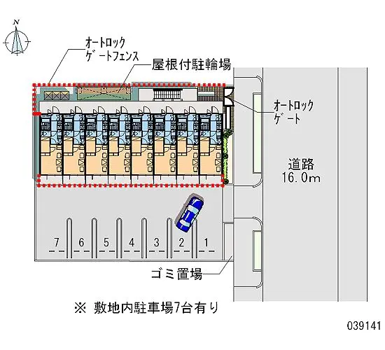 ★手数料０円★名古屋市中川区荒子１丁目　月極駐車場（LP）